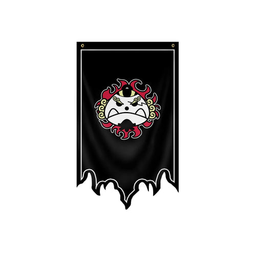 One Piece-Flagge – Jolly Roger von Jinbei (Sonne)