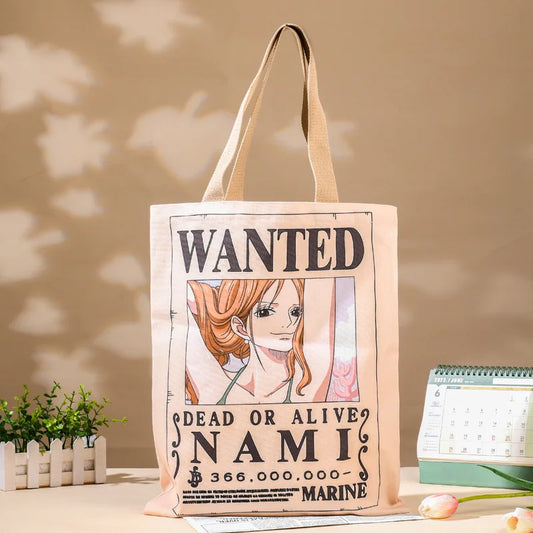 One Piece-Tote-Bag – Steckbrief von Nami, der Navigatorin