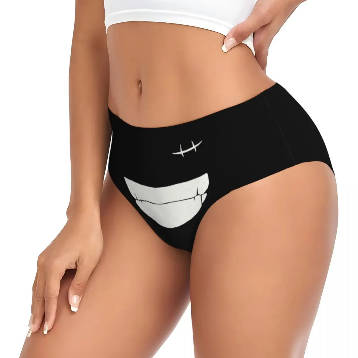 Culotte One Piece - Design Sourire de Trafalgar Law (Noir)