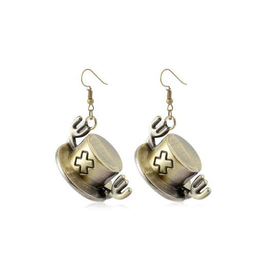 One Piece Ohrringe – Jolly Roger der Heart-Piraten (Law)