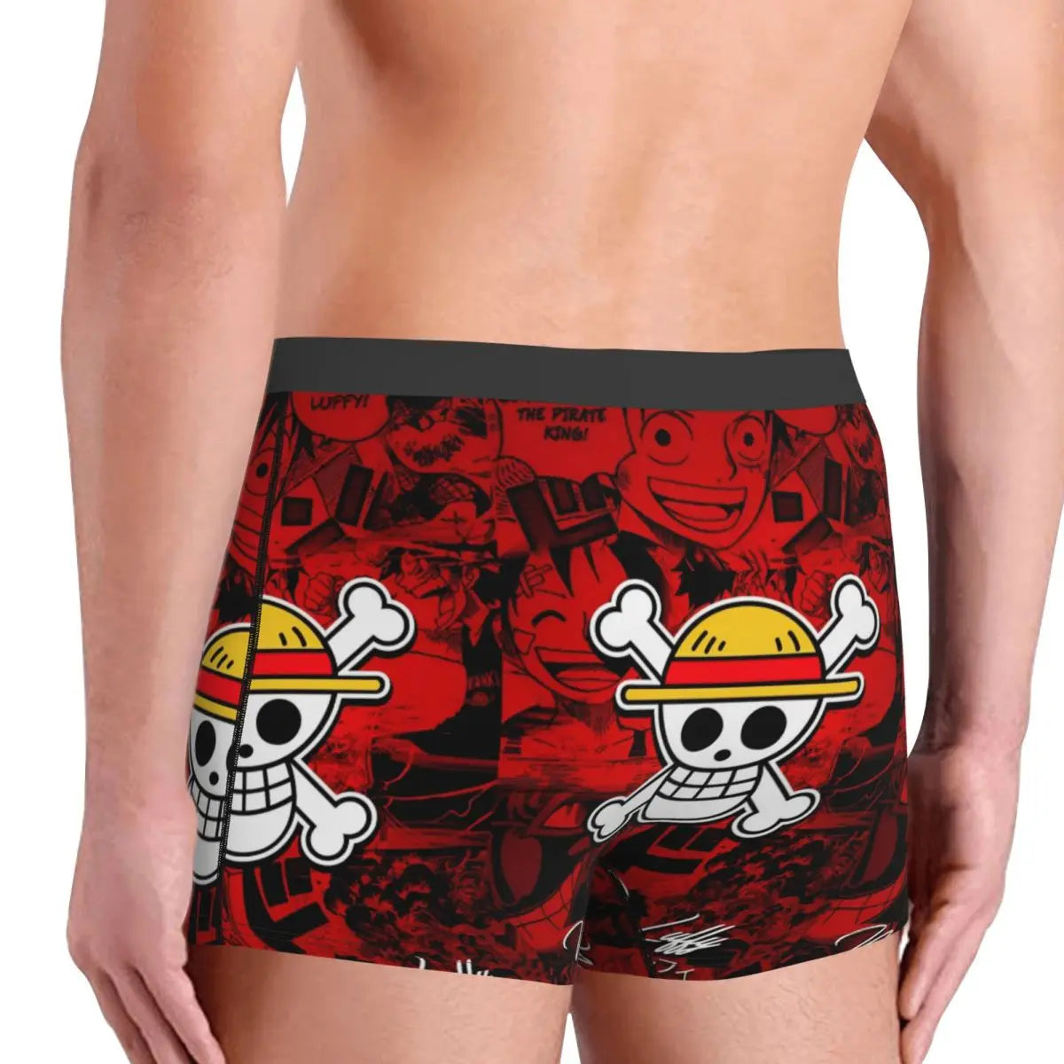 Boxershorts – Roter Jolly Roger