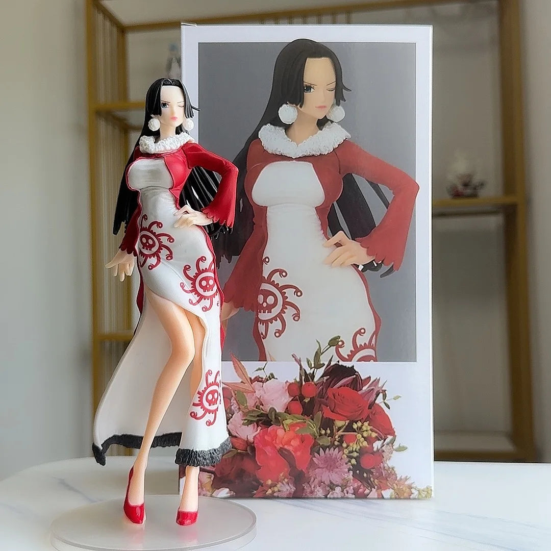 Figurine One Piece - Boa Hancock (Robe Rouge de l'Impératrice Pirate)