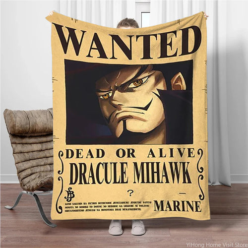 One Piece Wanted-Poster – Dracule Mihawk (Falkenauge)