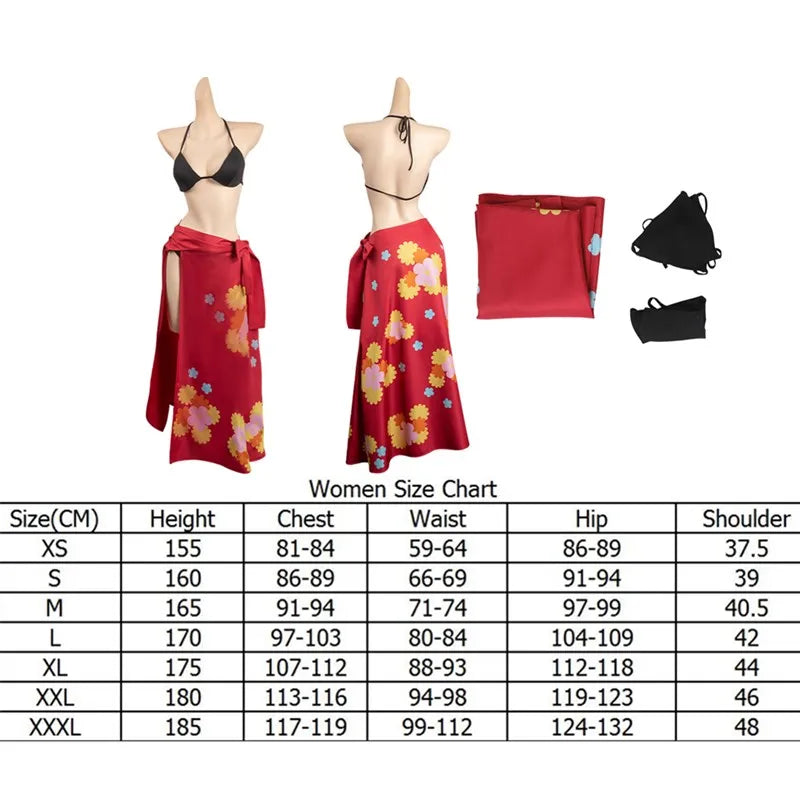 Costume Cosplay One Piece - Tenue Nami (Ensemble École avec Jupe)