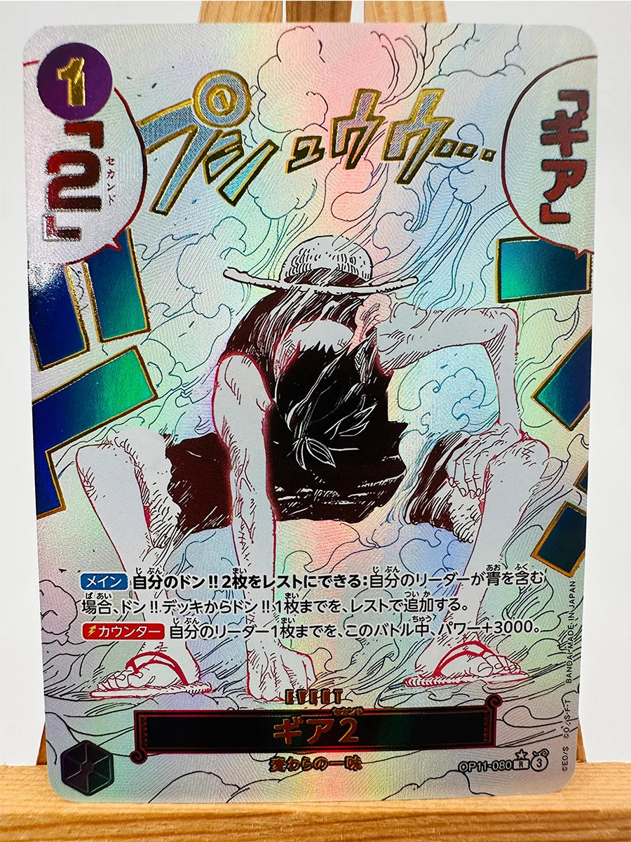 One Piece-TCG-Karte – Monkey D. Ruffy (Traditionelle japanische Kunst)