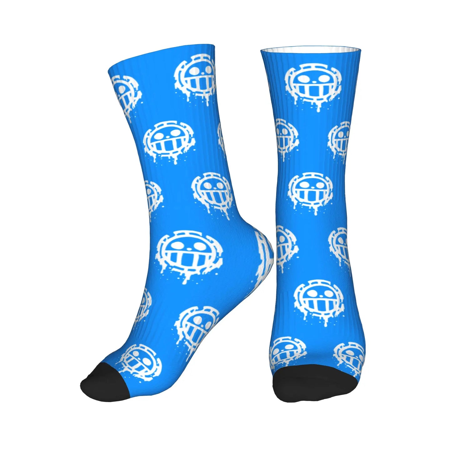 Chaussettes One Piece - Motif Skull Bleu