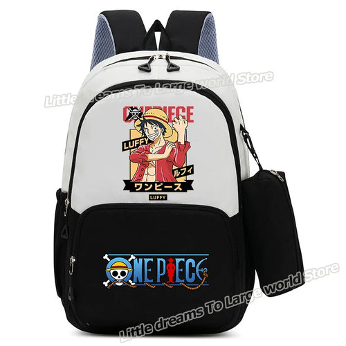 Sac à Dos One Piece – Monkey D. Luffy Manga Rouge Intense