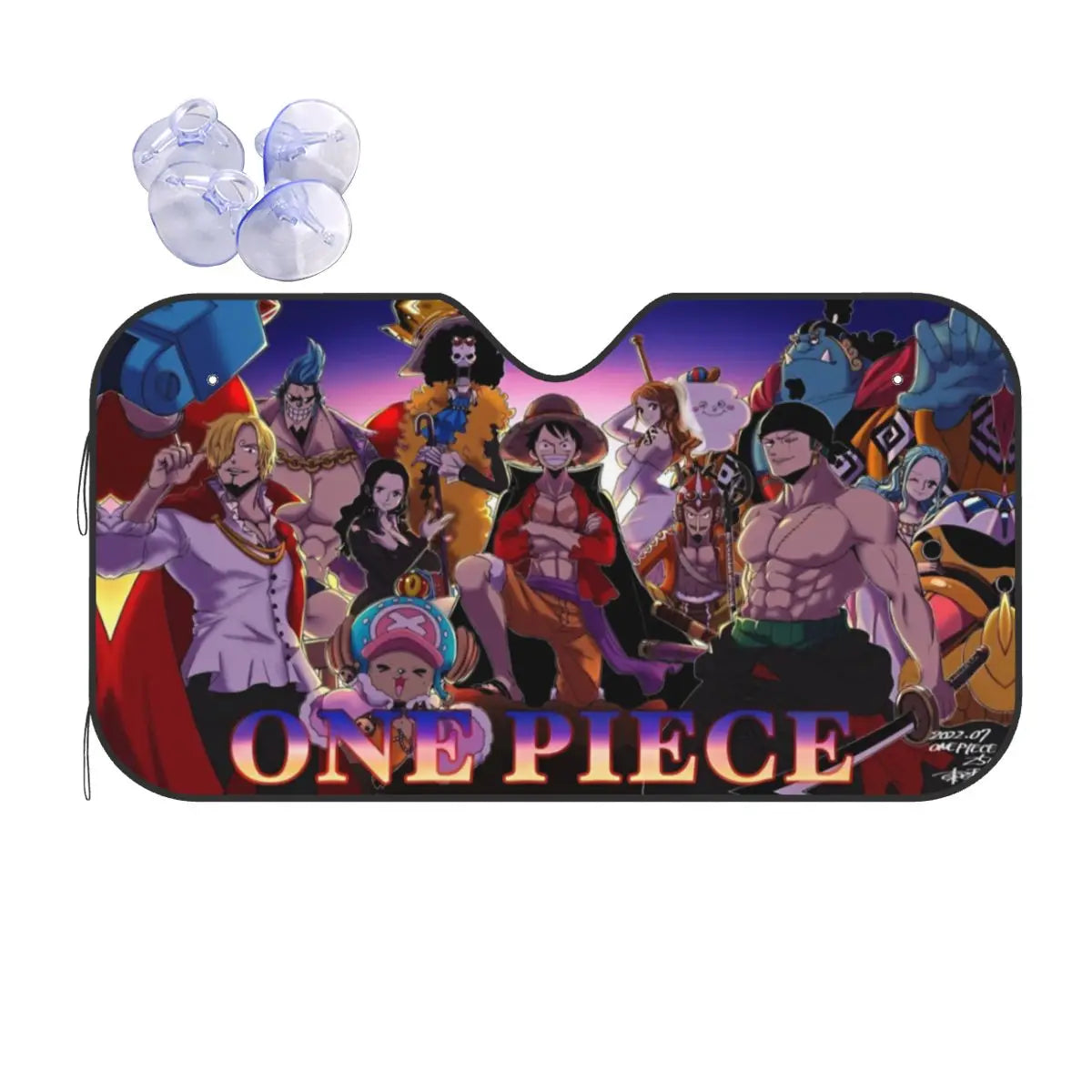 Pare-soleil Avant One Piece - Portraits de l'Équipage Arc Wano (XXL)