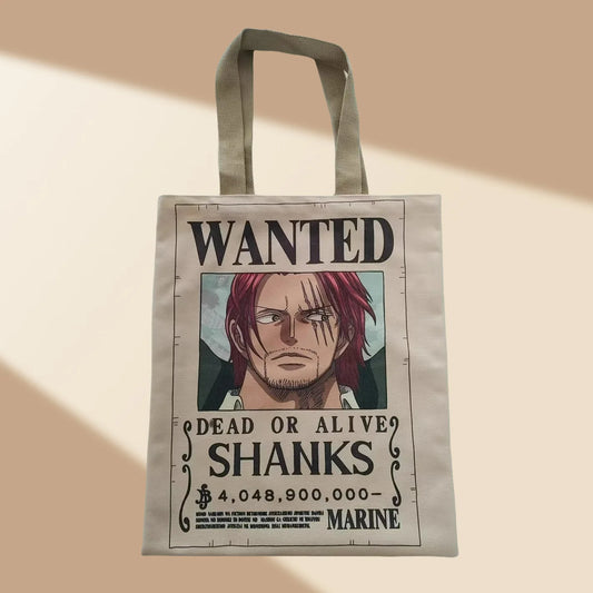 One Piece-Tote-Bag – Steckbrief von Shanks, dem Rothaarigen