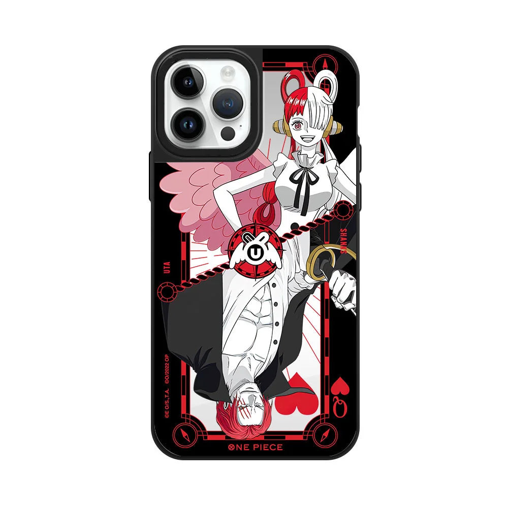 One Piece-iPhone-Hülle – Mädchen und Shanks