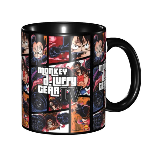 One Piece Tasse – Ruffys Entwicklung und Gear-Transformation
