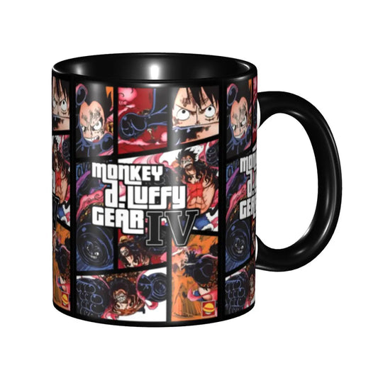 One Piece Tasse – Ruffys Entwicklung und Gear-Transformation
