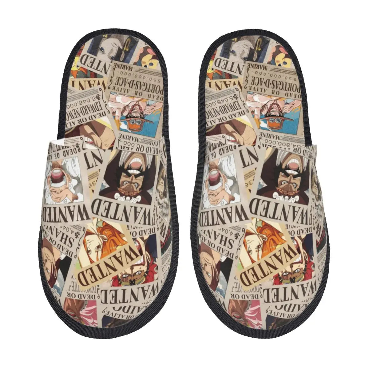Chaussons One Piece - Design Avis de Recherche Wanted Vintage