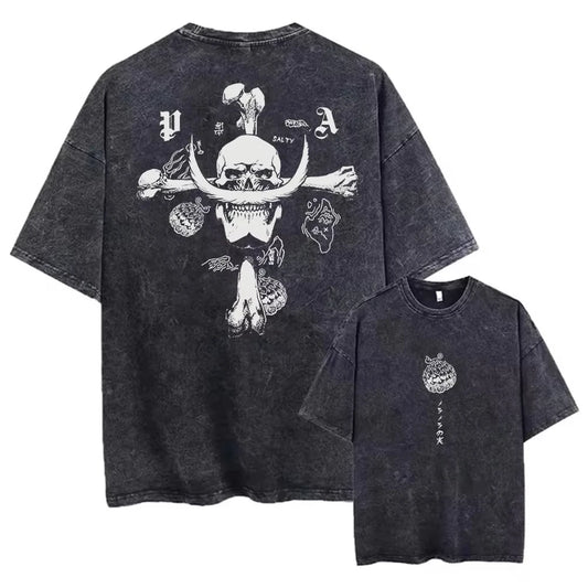 T-shirt Vintage One Piece - Barbe Blanche Edward Newgate (Style Oversize)