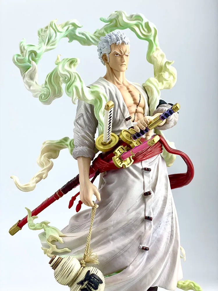 Figurine One Piece - Roronoa Zoro (Effets verts) (36cm)