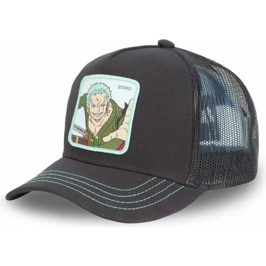 One Piece Trucker-Cap – Lorenor Zorro Schwarz