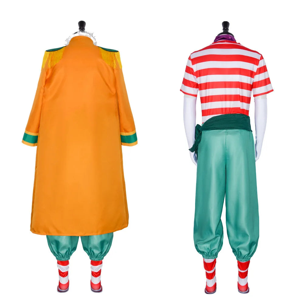 Costume Cosplay One Piece - Tenue Complète de Baggy le Clown