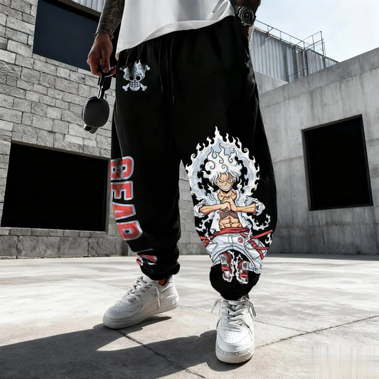 Jogging One Piece - Transformation Luffy Gear 5 "Sun God Nika" (Noir)