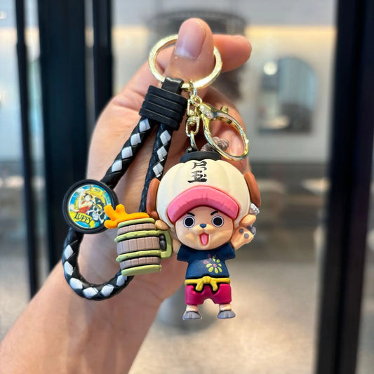 Porte-Clés Figurine One Piece – Chopper Bonnet Rose