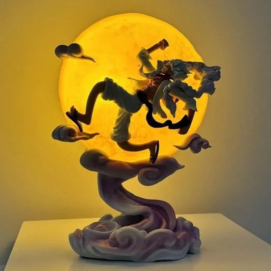 Figurine One Piece - Monkey D. Luffy Gear 5 (Combat Statue)