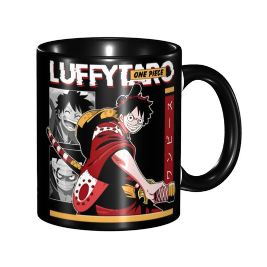 One Piece Tasse – Luffytaro im Wano-Kuni-Stil