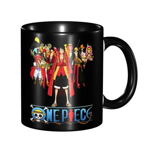 One Piece Tasse – Jolly-Roger-Logo der Premium-Strohhut-Crew
