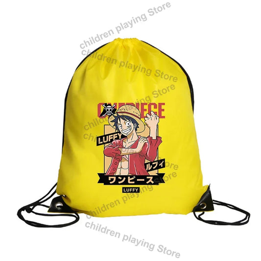 One Piece Turnbeutel – Monkey D. Ruffy Gelbes Wanted-Poster