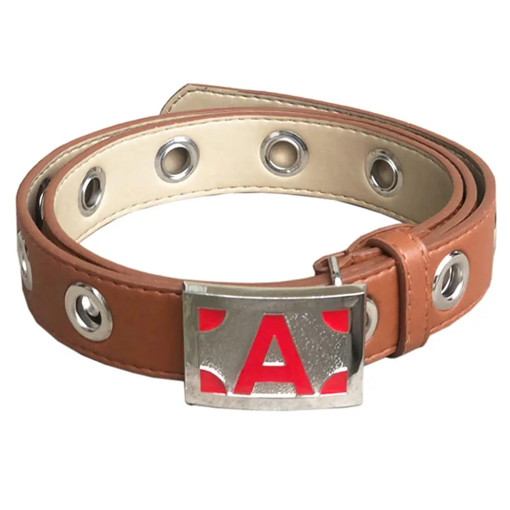 Ceinture Ace One Piece - Modèle Cosplay Cuir Marron