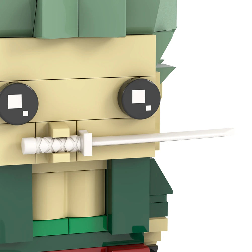 Figurine lego One Piece - Roronoa Zoro (Style Bloc)