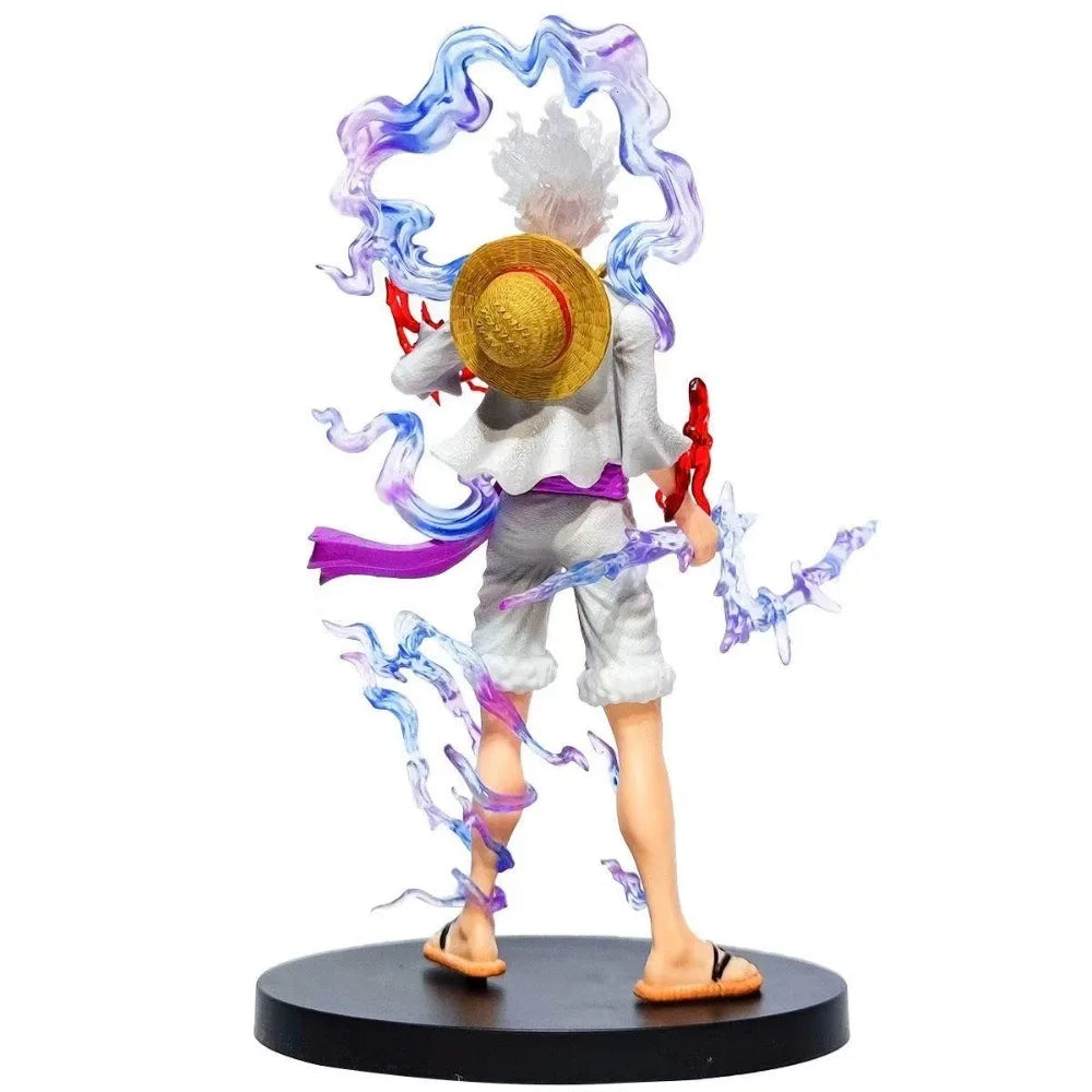 Figurine One Piece - Luffy Gear 5 (Effets Éclairs et Transformation)