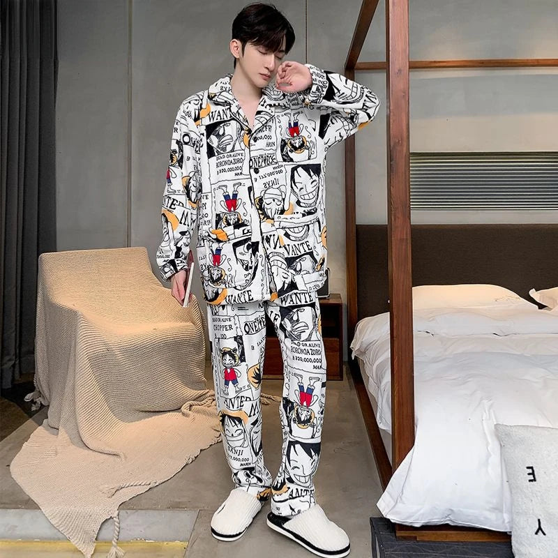 Pyjama One Piece "Doodles" - Ensemble de Nuit Illustrations Équipage