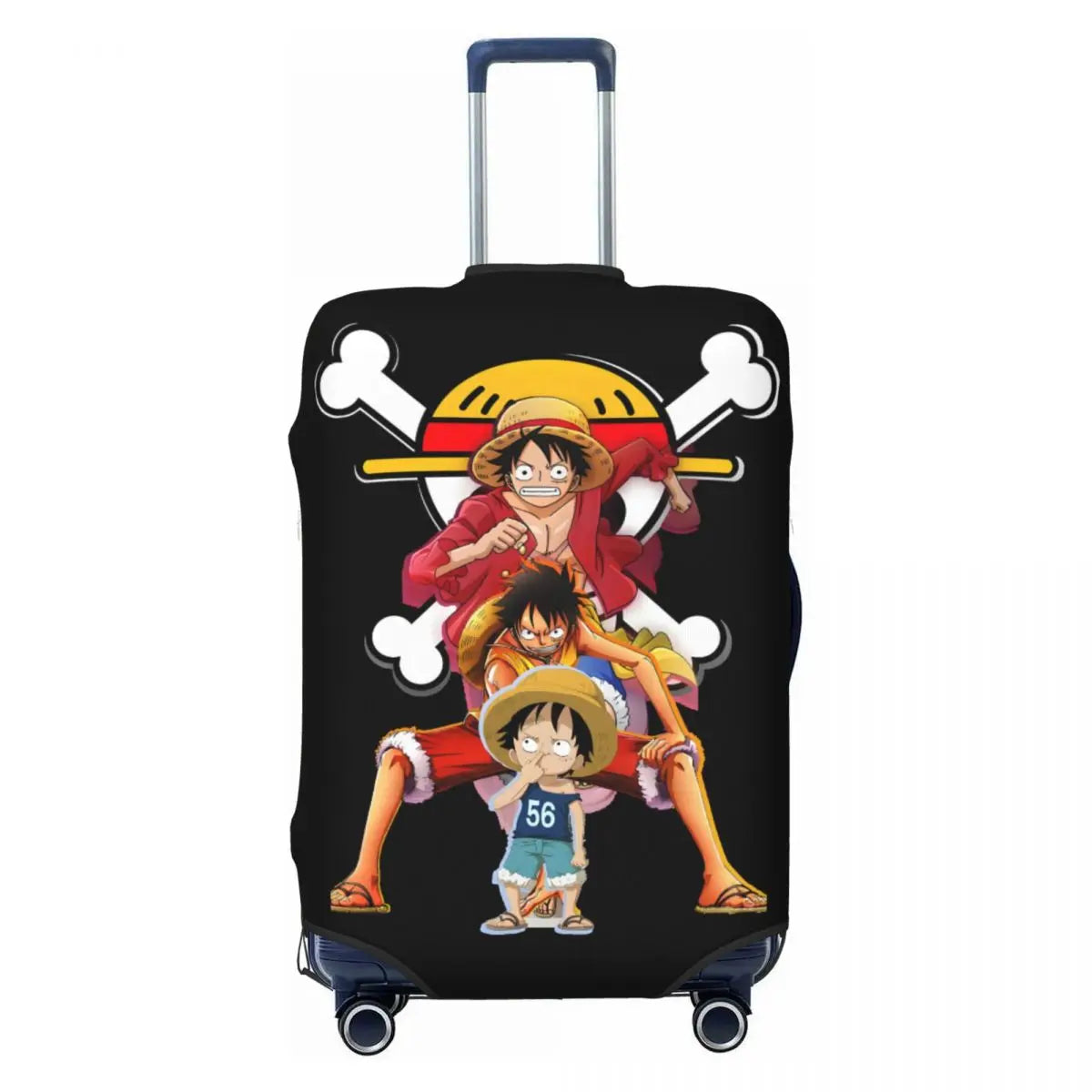 One Piece-Kofferschutzhülle – Trio aus Ace, Sabo und Ruffy (ASL)