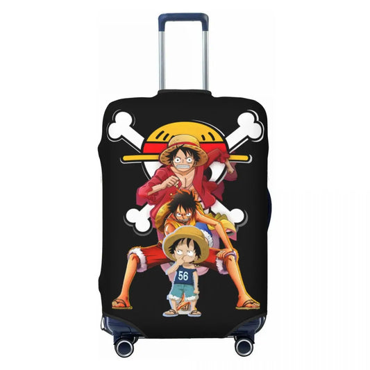 One Piece-Kofferschutzhülle – Trio aus Ace, Sabo und Ruffy (ASL)