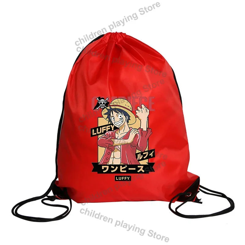 One Piece Turnbeutel – Monkey D. Ruffy Klassisches rotes Wanted-Poster