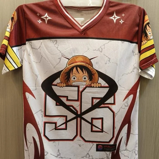 T-shirt One Piece Luffy - Design Chapeau de Paille (Numéro 56)