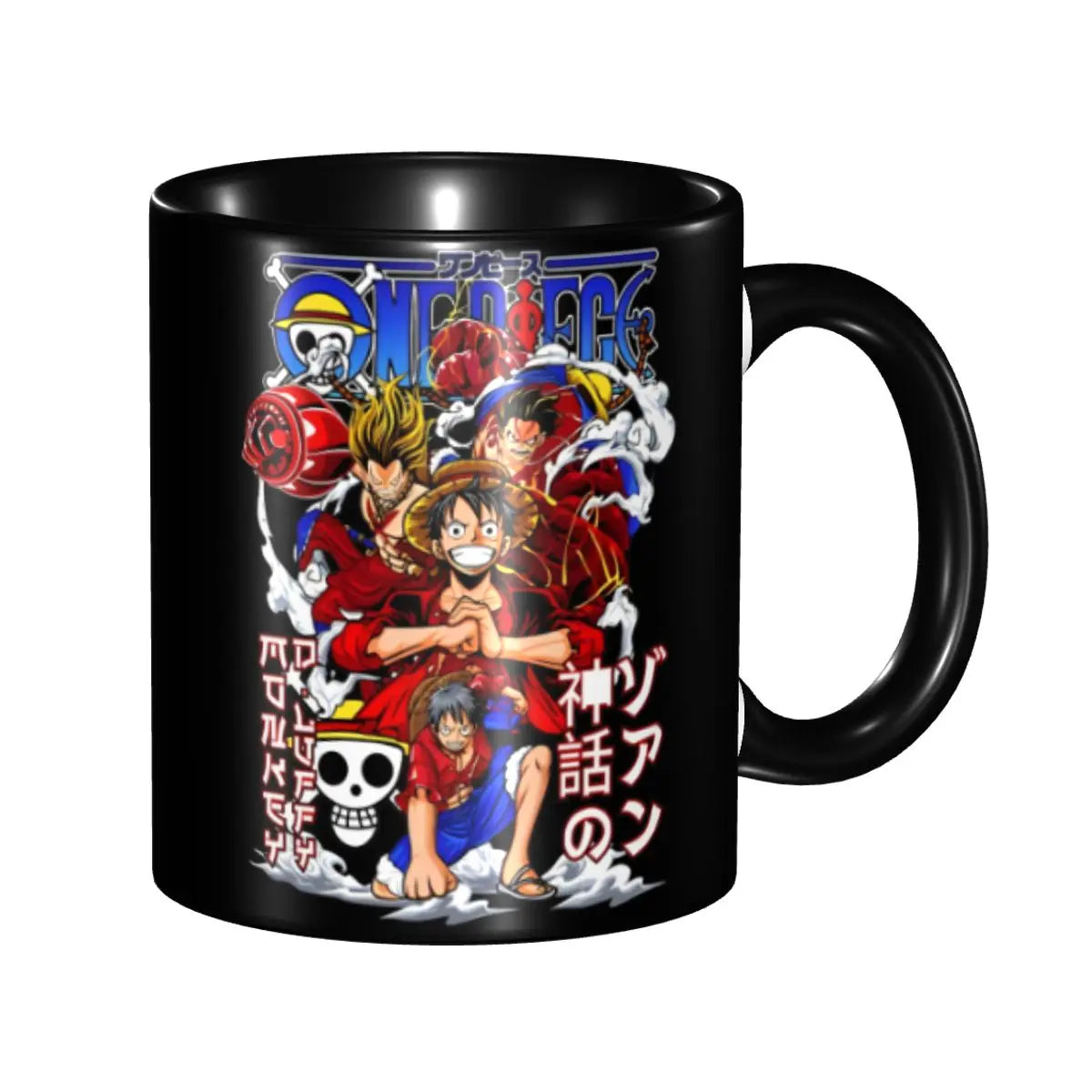 One Piece Tasse – Crew-Gruppe im Wano-Kuni-Stil