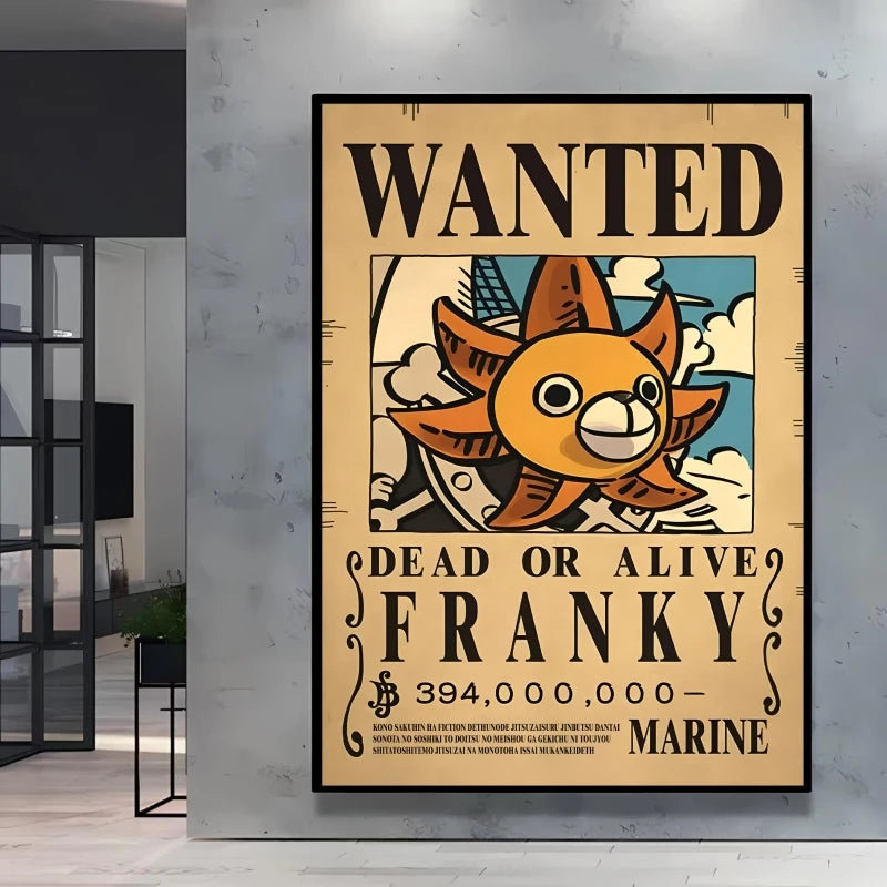 One Piece Wanted-Poster – Franky (Der Cyborg)