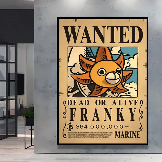 One Piece Wanted-Poster – Franky (Der Cyborg)