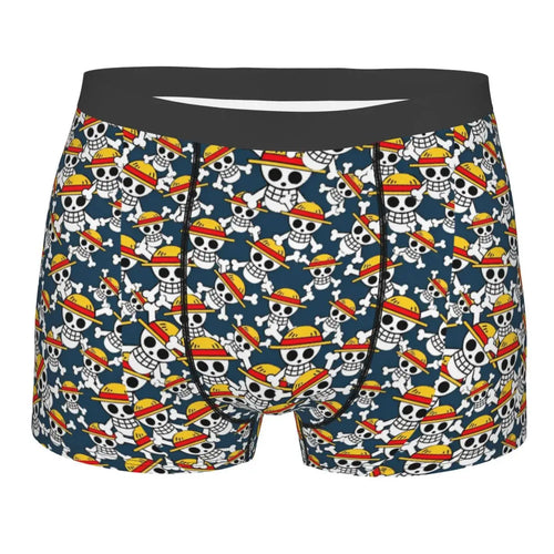 Boxershorts – Pixelkopf-Motiv