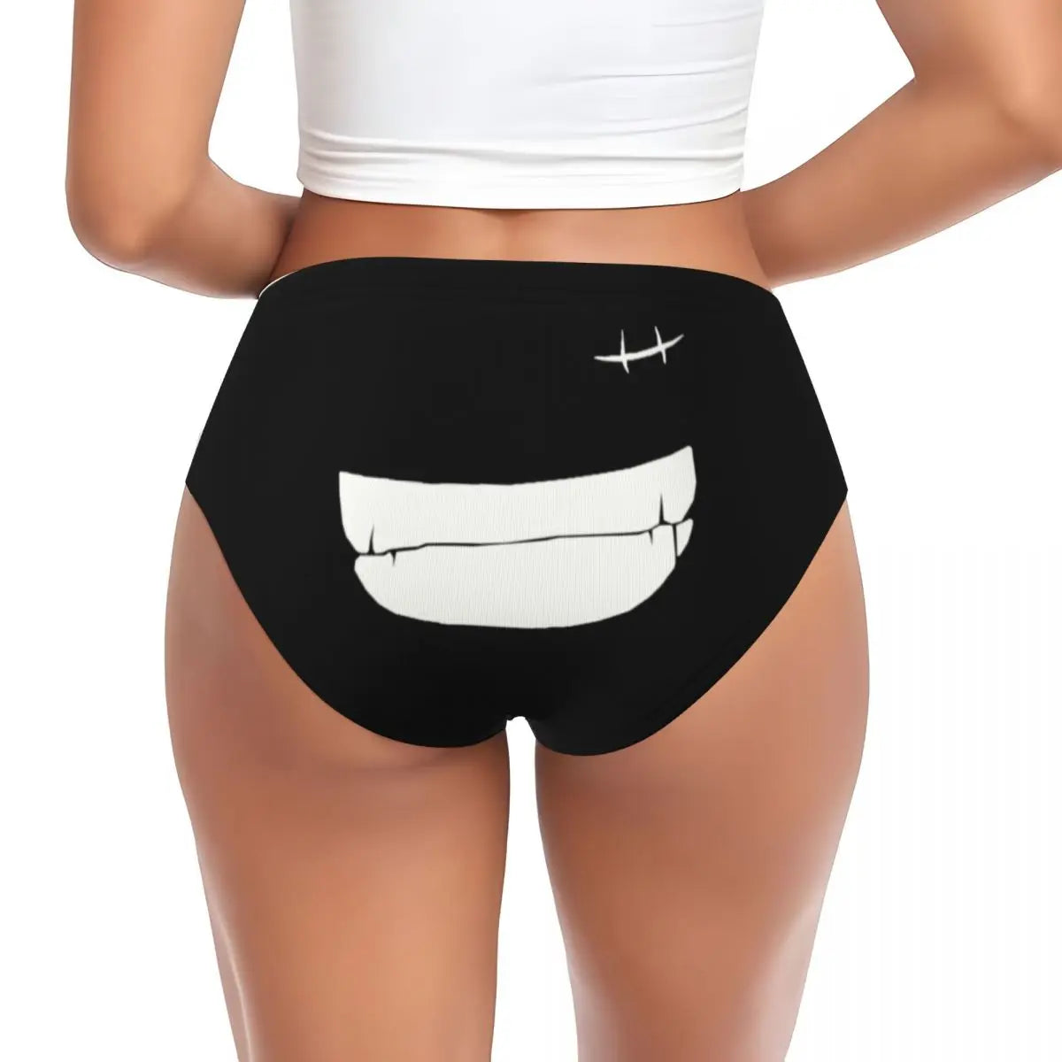 Culotte One Piece - Design Sourire de Trafalgar Law (Noir)