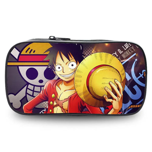 One Piece Federmappe – Ruffy & dynamischer Jolly Roger