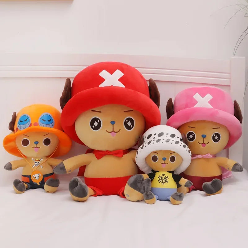Peluche Chopper - Version Tenue Classique et Chapeau Rouge