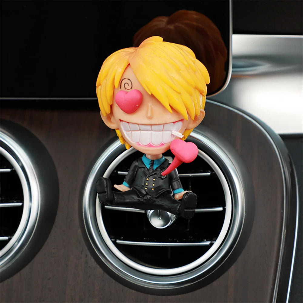 Accessoire voiture One Piece - Figurine Sanji pour Grille d'Aération