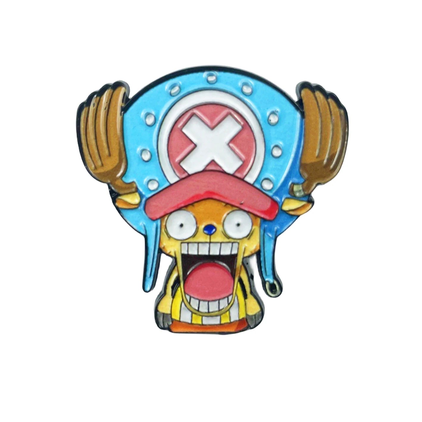 One Piece-Anstecker – Tony Tony Chopper geschockt (Meme)