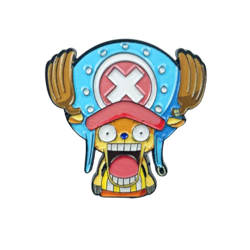 One Piece-Anstecker – Tony Tony Chopper geschockt (Meme)