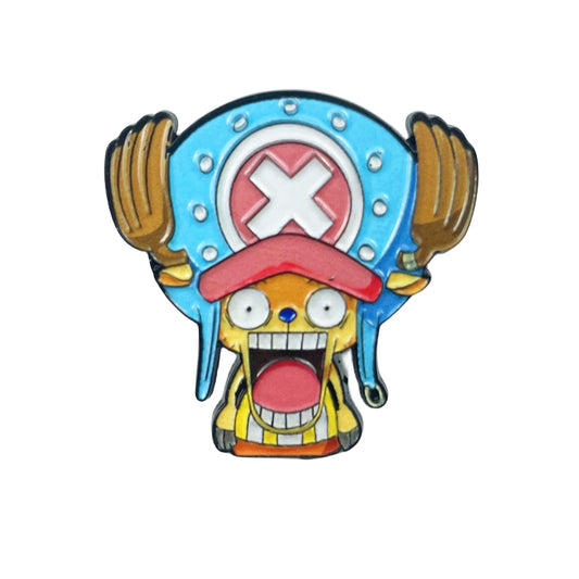 One Piece-Anstecker – Tony Tony Chopper geschockt (Meme)