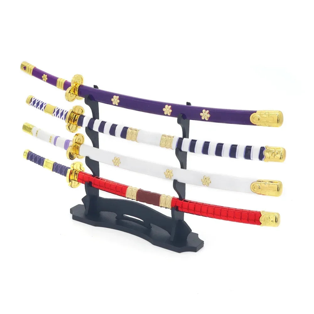 Sabre One Piece - Set de 4 Katanas de Roronoa Zoro (Collection Armes)
