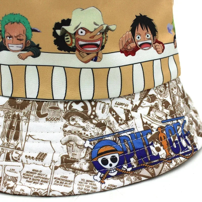 Chapeau Bucket Hat One Piece - Imprimé All-Over Équipage Mugiwara