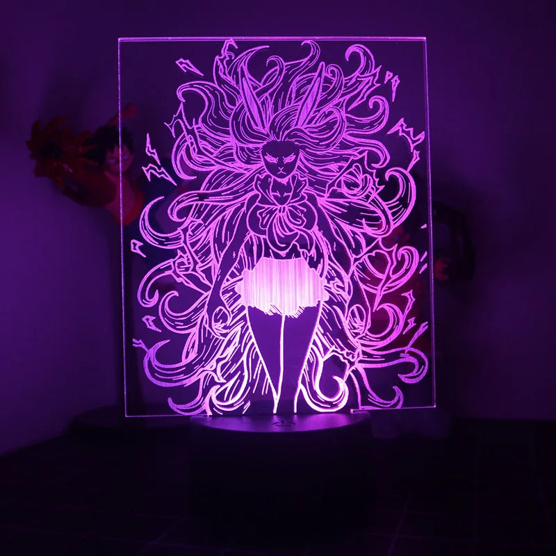 One Piece LED-Nachtlicht – Nico Robin Spezialangriff (Violett)