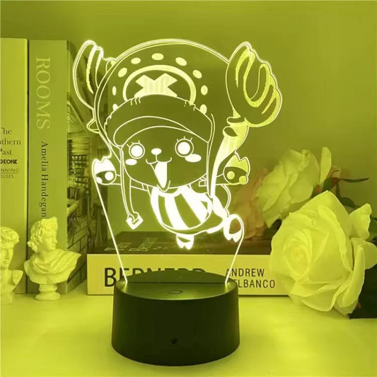 Lampe Veilleuse LED One Piece - Tony Tony Chopper Nouveau Monde (Jaune)